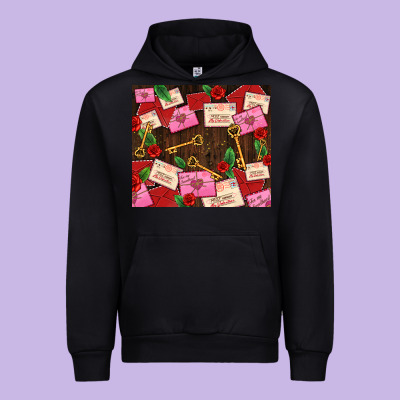 Love Letters Tumbler Urban Hoodie Designed By Adodesignshop