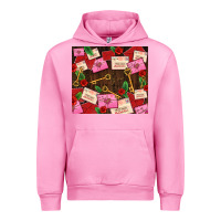 Fuchsia Pink love letters tumbler Urban Hoodie - AdoDesignShop