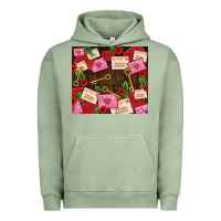 Pigment Oil Green love letters tumbler Urban Hoodie - AdoDesignShop