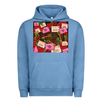 Pigment Pebble Blue love letters tumbler Urban Hoodie - AdoDesignShop