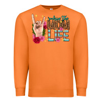 Carrot rockin the mom life mothers day Premium Sweatshirt - texasbilliewilder