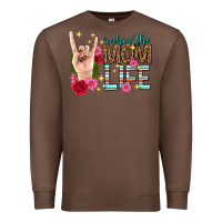 Chestnut rockin the mom life mothers day Premium Sweatshirt - texasbilliewilder