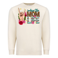 Sandshell rockin the mom life mothers day Premium Sweatshirt - texasbilliewilder