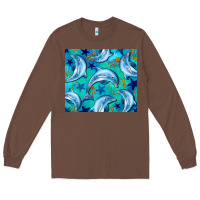 Chestnut dolphin tumbler Long Sleeve Tee - BarkalooDesign