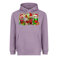 Lavender Christmas gnome coffee cups Heavyweight Hoodie - Zillion Design Studio