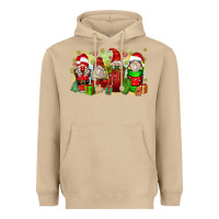 Mushroom Christmas gnome coffee cups Heavyweight Hoodie - Zillion Design Studio