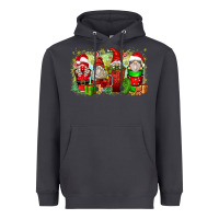 Smoke Christmas gnome coffee cups Heavyweight Hoodie - Zillion Design Studio
