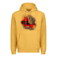 Mustard christmas patch Premium Hoodie - JahusDesignShop