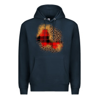 Navy christmas patch Premium Hoodie - JahusDesignShop