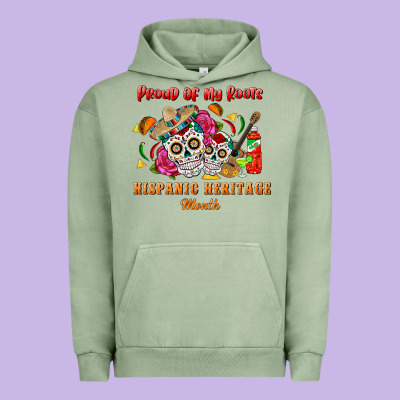 Proud Of My Roots Urban Hoodie Designed By Bundleandbundleshop
