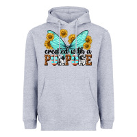 Heather Grey created with a purpose Heavyweight Hoodie - texasbilliewilder