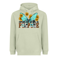 Matcha created with a purpose Heavyweight Hoodie - texasbilliewilder