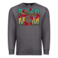 Charcoal Heather rodeo mom mothers day Premium Sweatshirt - texasbilliewilder