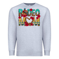 Heather Grey rodeo mom mothers day Premium Sweatshirt - texasbilliewilder