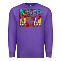 Purple rodeo mom mothers day Premium Sweatshirt - texasbilliewilder