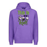 Purple this is how i roll Premium Hoodie - Artiststas