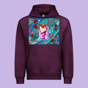 Sugar With Love Urban Hoodie Designed By Adodesignshop