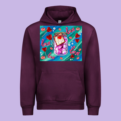 Sugar With Love Urban Hoodie Designed By Adodesignshop