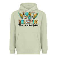 Matcha dont stop believing Heavyweight Hoodie - texasbilliewilder