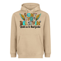 Mushroom dont stop believing Heavyweight Hoodie - texasbilliewilder