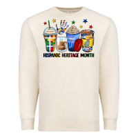 Sandshell hispanic heritage month coffee cups Premium Sweatshirt - Zillion Design Studio
