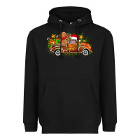 Christmas Gingerbread Truck Heavyweight Hoodie | Teevron