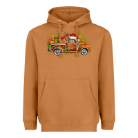 Meerkat christmas gingerbread truck Heavyweight Hoodie - Zillion Design Studio