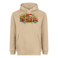 Mushroom christmas gingerbread truck Heavyweight Hoodie - Zillion Design Studio