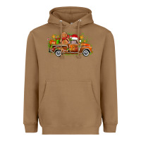 Toasted Coconut christmas gingerbread truck Heavyweight Hoodie - Zillion Design Studio