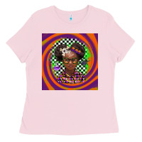 Bubblegum Pink halloween african girl Ladies Tee - BarkalooDesign