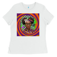 White halloween african girl Ladies Tee - BarkalooDesign