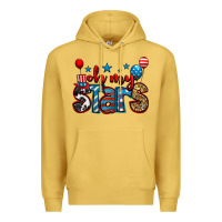 Antique Gold oh my stars 4th of july Premium Hoodie - Jasminsmagicworld