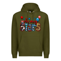 Army Green oh my stars 4th of july Premium Hoodie - Jasminsmagicworld