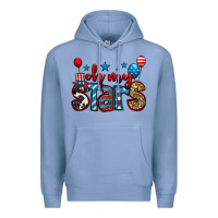 Colony Blue oh my stars 4th of july Premium Hoodie - Jasminsmagicworld