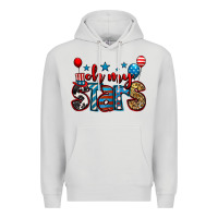 Dove Grey oh my stars 4th of july Premium Hoodie - Jasminsmagicworld
