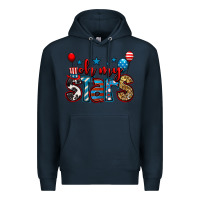 Navy oh my stars 4th of july Premium Hoodie - Jasminsmagicworld