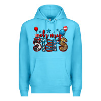 Ocean Blue oh my stars 4th of july Premium Hoodie - Jasminsmagicworld