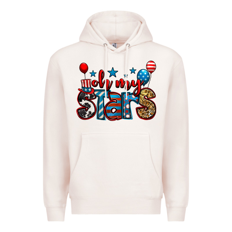 Oh My Stars 4th Of July Premium Hoodie by Jasminsmagicworld | Teevron