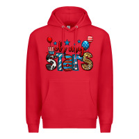 Red oh my stars 4th of july Premium Hoodie - Jasminsmagicworld