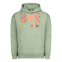 Pigment Oil Green Be Kind Urban Hoodie - Bettercallsaul