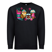 Black hairstylist coffee cups Premium Sweatshirt - Zillion Design Studio