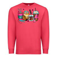 Cardinal hairstylist coffee cups Premium Sweatshirt - Zillion Design Studio