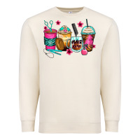 Sandshell hairstylist coffee cups Premium Sweatshirt - Zillion Design Studio