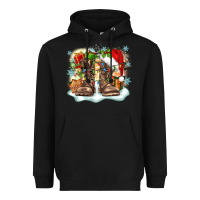 Black army christmas Heavyweight Hoodie - Zillion Design Studio