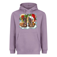 Lavender army christmas Heavyweight Hoodie - Zillion Design Studio