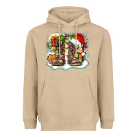 Mushroom army christmas Heavyweight Hoodie - Zillion Design Studio