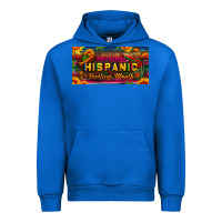 Cobalt national hispanic heritage month license plate Urban Hoodie - BundleAndBundleShop