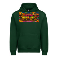 Forest Green national hispanic heritage month license plate Urban Hoodie - BundleAndBundleShop