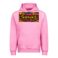 Fuchsia Pink national hispanic heritage month license plate Urban Hoodie - BundleAndBundleShop