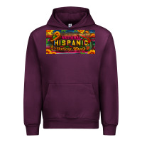 Mauve Wine national hispanic heritage month license plate Urban Hoodie - BundleAndBundleShop